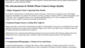 قوة البكسل: إطلاق العنان لتقنيات التصوير الفوتوغرافي المتقدمة