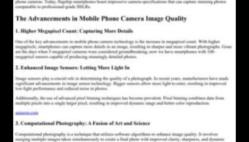 قوة البكسل: إطلاق العنان لتقنيات التصوير الفوتوغرافي المتقدمة