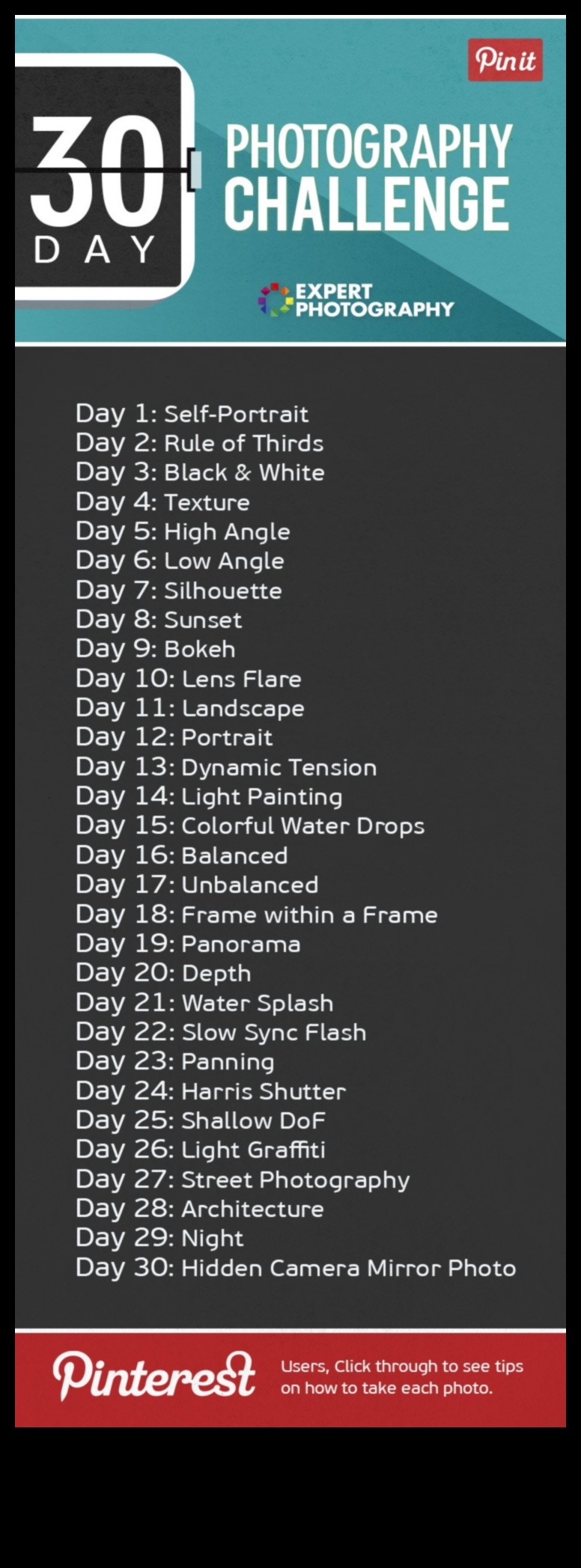 تحديات التصوير الخمسة الأكثر شيوعًا 3 تحديات التصوير الفوتوغرافي التي يمكنك تنفيذها بنفسك: تجاوز حدودك الإبداعية