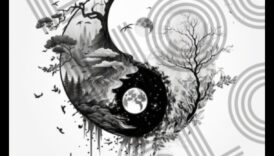 يين ويانغ في فن الحبر الأسود والأبيض 4 التناغم بين الأسود والأبيض: تحقيق التوازن في فن الحبر