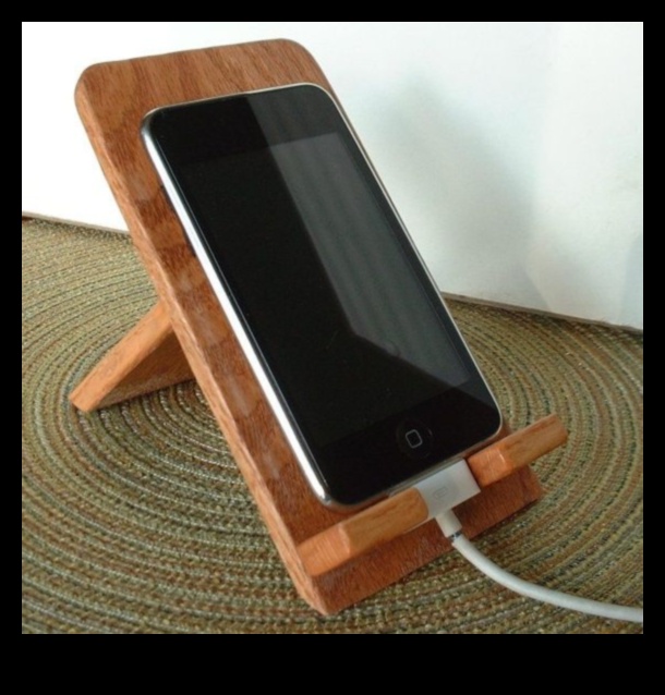 حوامل خشبية للهواتف الذكية تصنعها بنفسك: صناعة ملحقات تقنية أنيقة