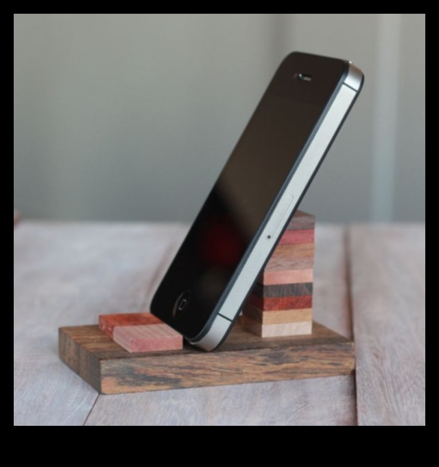 حوامل خشبية للهواتف الذكية تصنعها بنفسك: صناعة ملحقات تقنية أنيقة