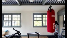 صالة الألعاب الرياضية الأنيقة: معدات تمرين أنيقة لزيادة مساحة التمرين في منزلك