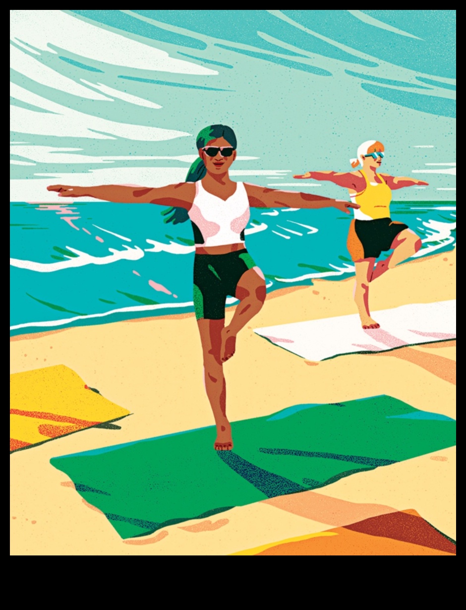 العافية بجانب الماء: تمارين في الهواء الطلق على طول الواجهات البحرية الجميلة