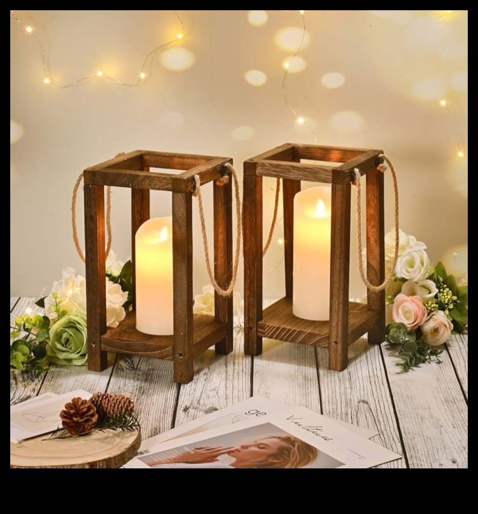 حاملات الشموع الخشبية: صناعة الإضاءة المحيطة لمنزلك
