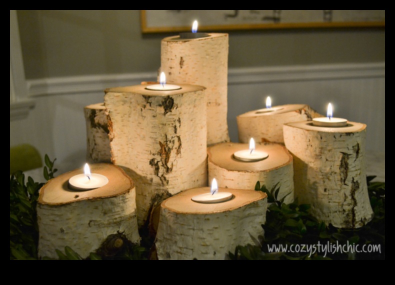 حاملات الشموع الخشبية: صناعة الإضاءة المحيطة لمنزلك