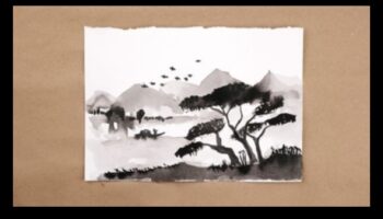 رسم الظلال بالحبر: تقنيات التأثيرات الدرامية