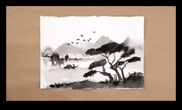 رسم الظلال بالحبر: تقنيات التأثيرات الدرامية